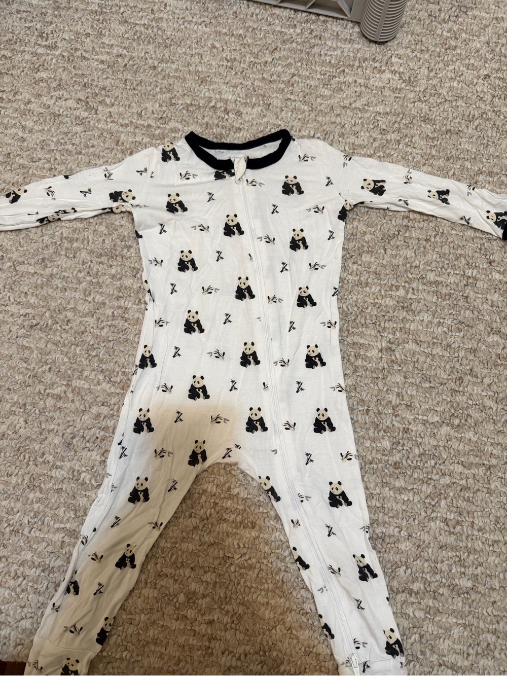 Kyte Baby Footless Zip Romper In Print Zen 2T